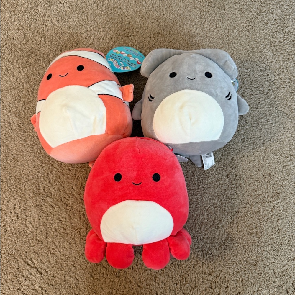 Squishmallows Sea Creatures